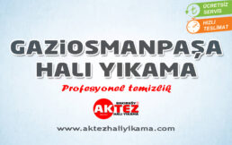 Gaziosmanpaşa Halı Yıkama